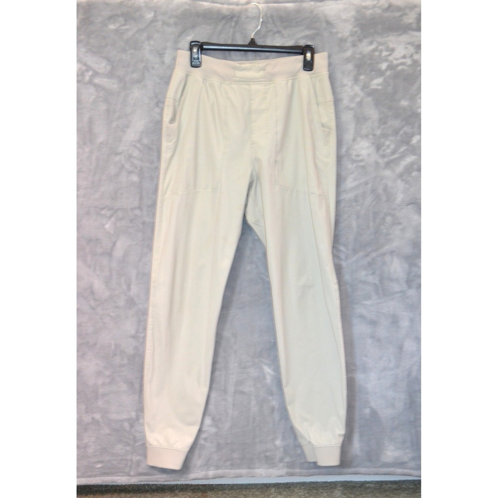Lululemon Beige‎ Jogger Pants Men's Medium Comfortable Athleisure Drawstring